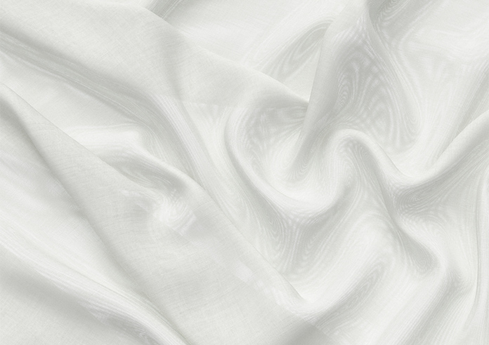 Teramo Voile, Balmy White - Twist&Fit Roman Blind - Image 4